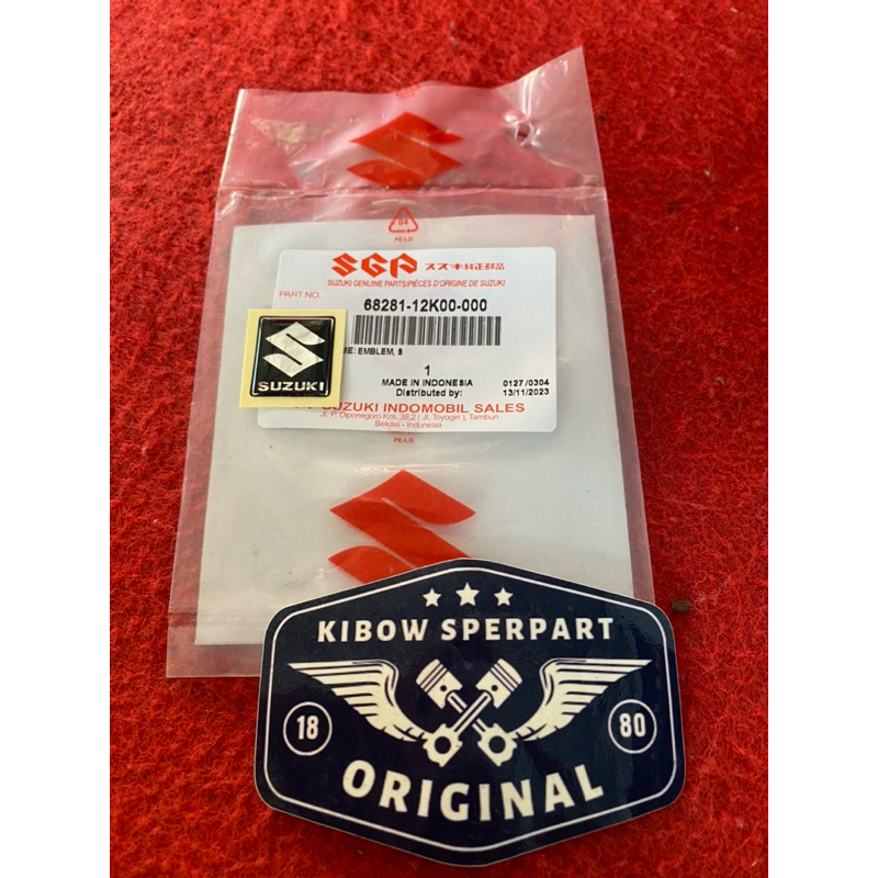 Emblem logo suzuki satria fu 150 f1 injeksi ORIGINAL SGP