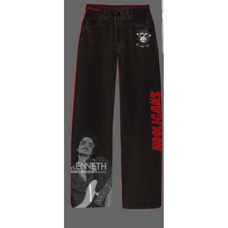 REQUEST COSTUM JEANS PAINTING