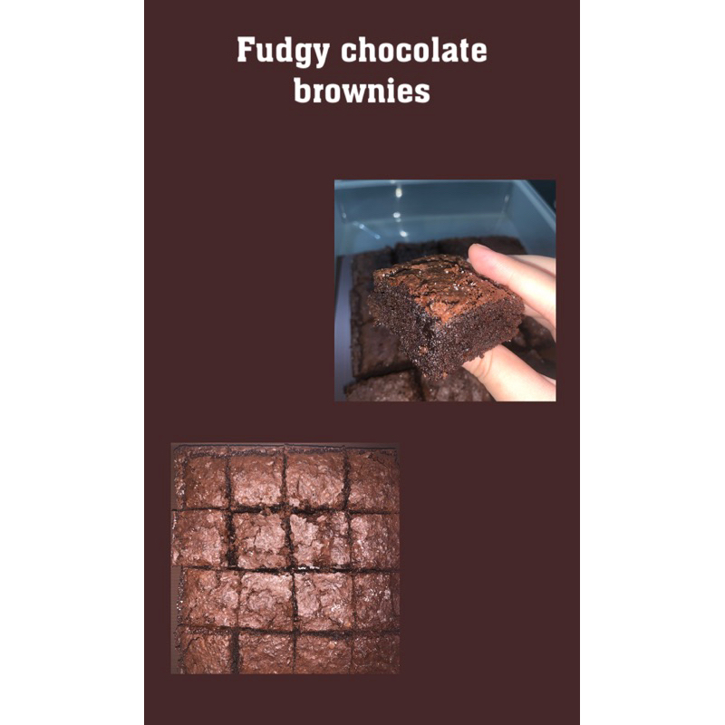 

Fudgy Chocolate Brownies - uk 20x20