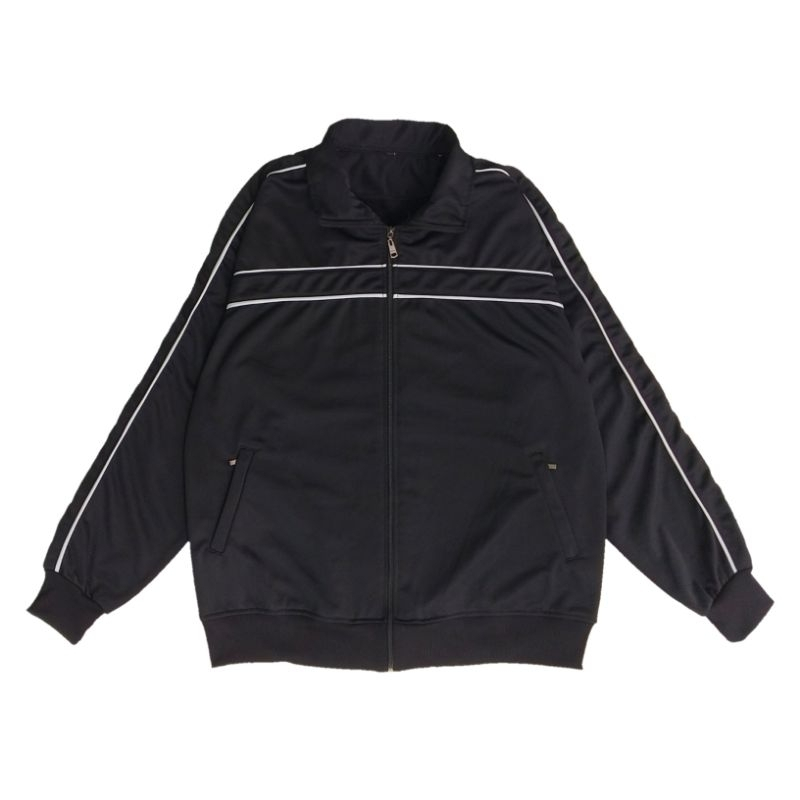 Jaket Tracktop Polos Dewasa Casual Tracktop Polos Plat Pria Wanita M-XXL