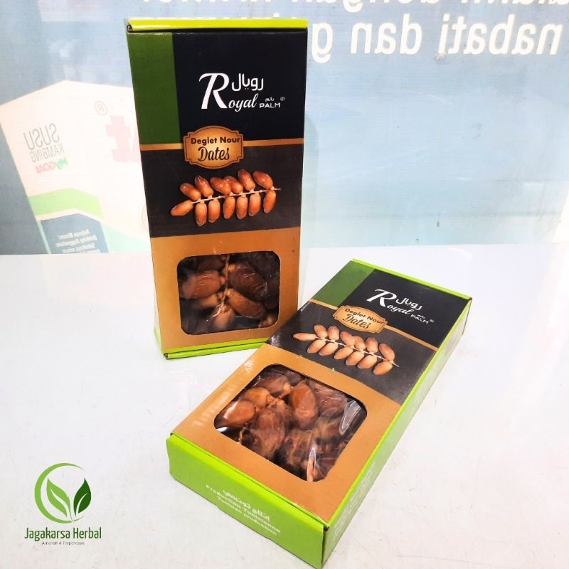 

PROMO BELI 2 CUMA 80K - Kurma Deglet Nour Royal Palm 500 gram | Kurma Tunis Tangkai Royal Palm Tunisia