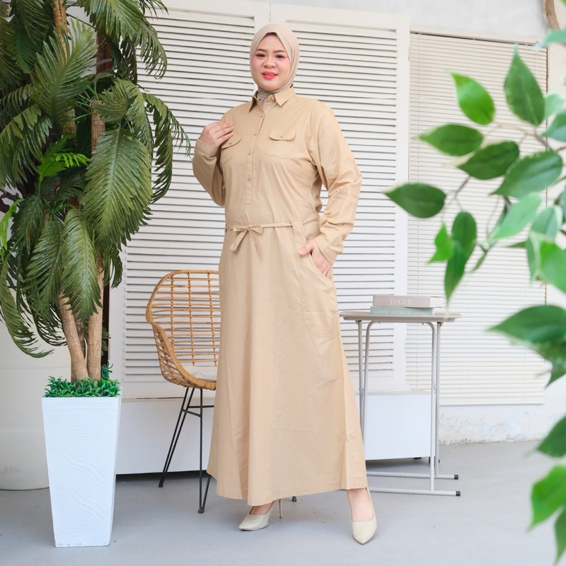 Gamis Jumbo Wanita Katun Paris | Guangzhou -6017