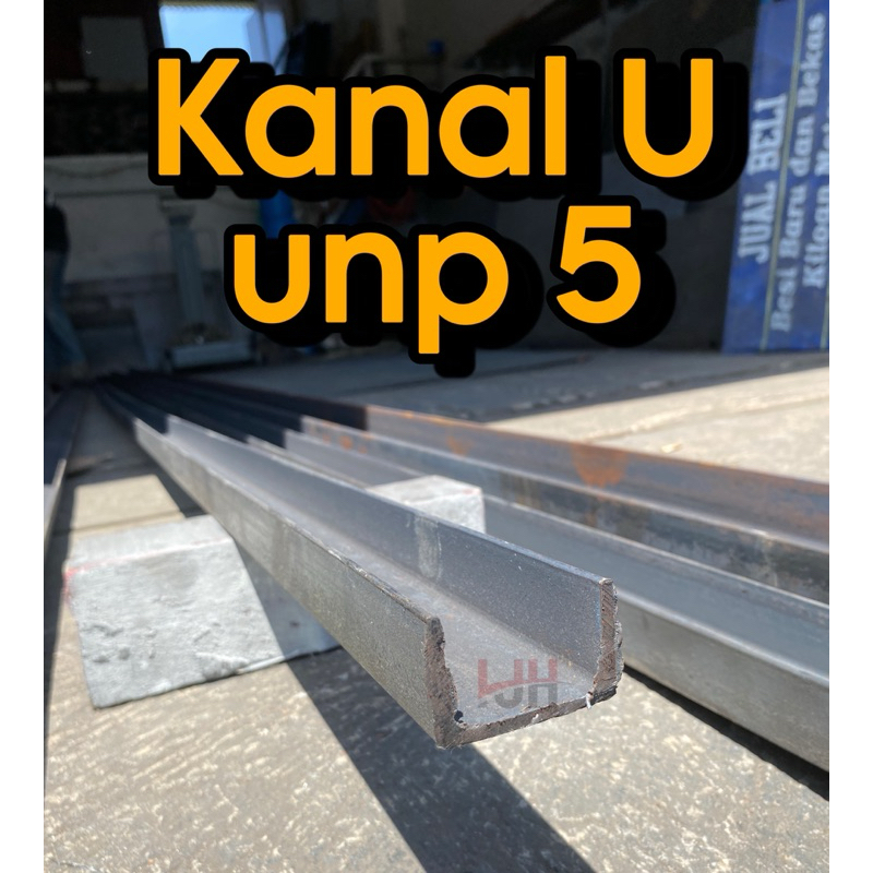 Unp 5 Kanal U . besi baja UNP multifungsi cocok untuk mesin mesin. panjang mulai dari 10cm sampai 60