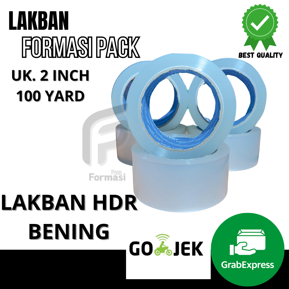

LAKBAN HDR BENING, LAKBAN, Lebar 48mm, Panjang 100YARD