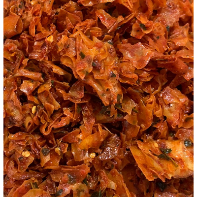 

500 GR KERIPIK SINGKONG KRIWIL PEDAS DAUN JERUK