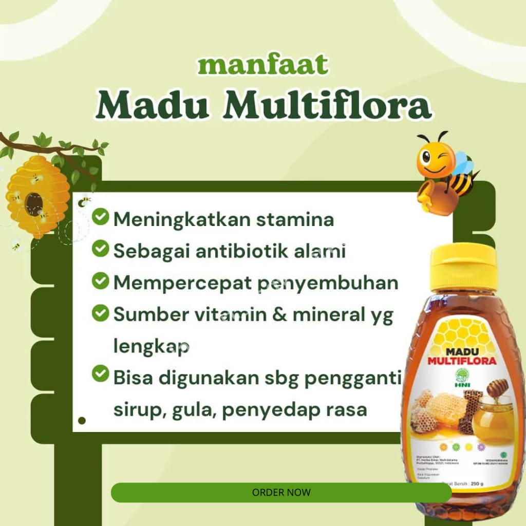 

MEMBANTU MENGELUARKAN RACUN TUBUH- MADU MULTIFLORA