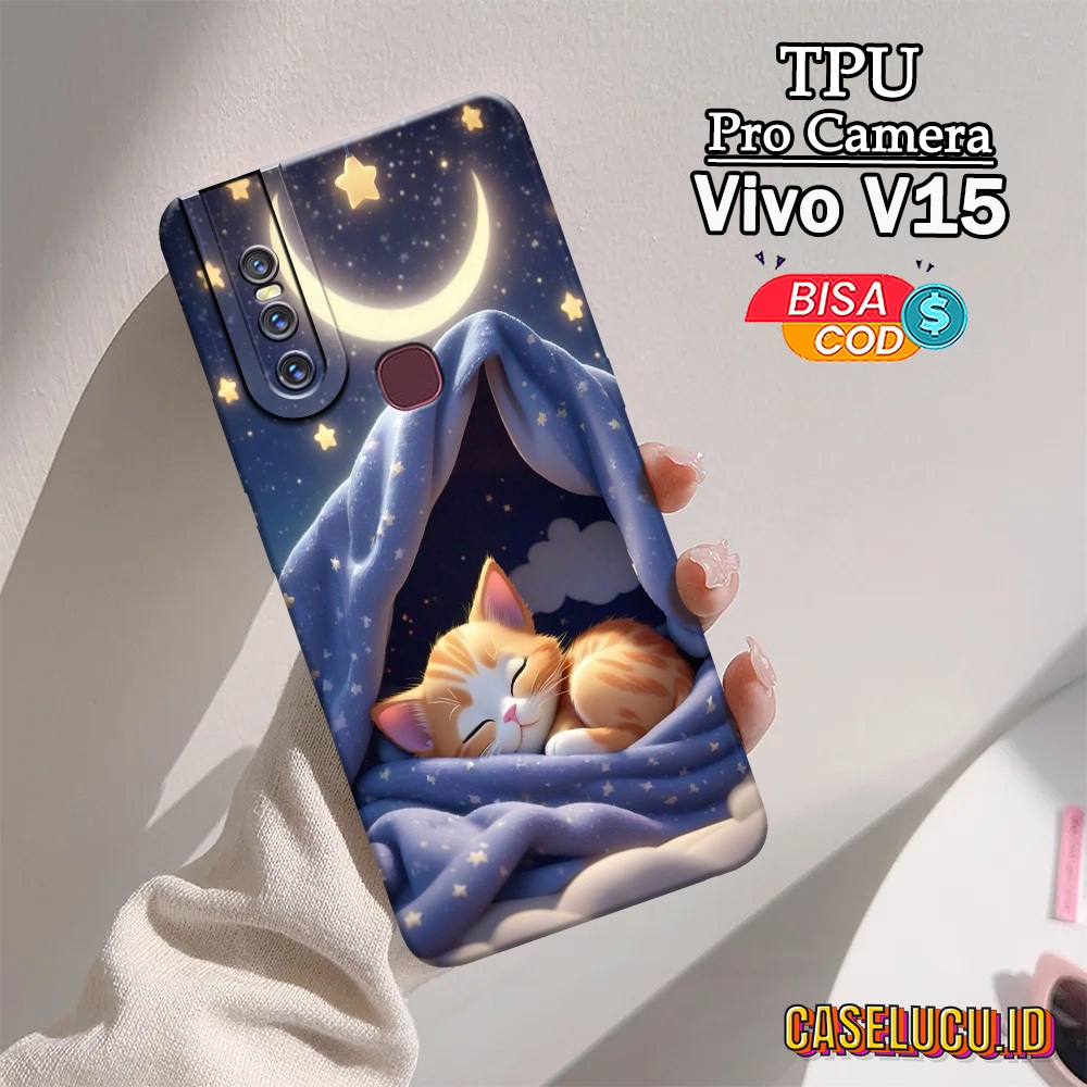 Casing Hp Vivo V15 Terbaru Fashion Case Kucing Case Hp Vivo V15 Soft Case Hp  Vivo V15 Kesing Hp Sil