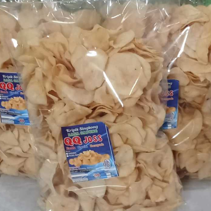 

500 Gram - Keripik Singkong Rasa Gadung Varian Original Tanpa Bahan Pengawet - Enak, Renyah, & Halal