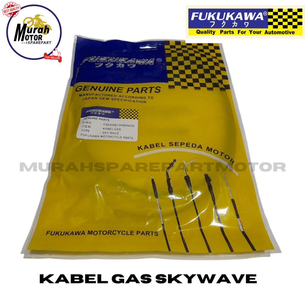 KABEL GAS TALI GAS SKYWAVE SKY WAVE FUKUKAWA
