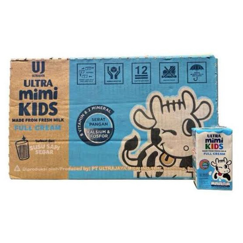 

Susu UHT Ultra Mimi Kids full cream 125mL/pcs