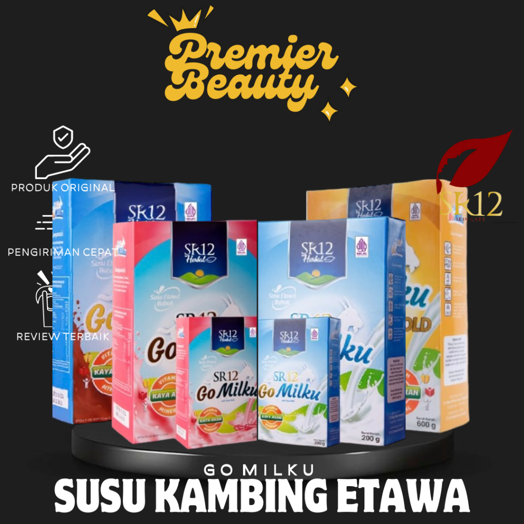 

SR12 Susu Gomilku Susu Kambing Etawa Bubuk Go Milku Kualitas Premium Kemasan Hemat