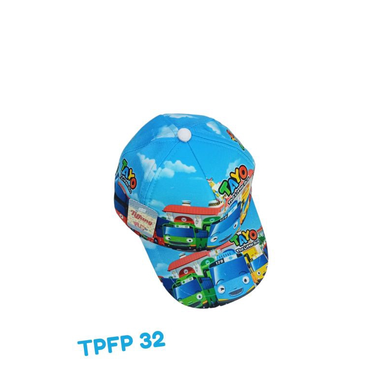 topi anak cowok TAYO usia 3sd8 tahun
