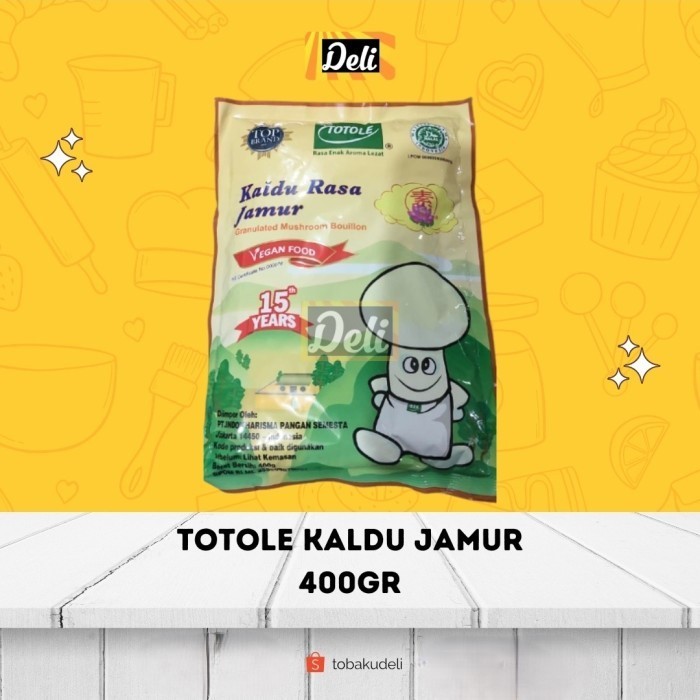 

Totole Kaldu Rasa Jamur Bubuk 400gr / Granulated Mushroom Bouillon Totole 400gr