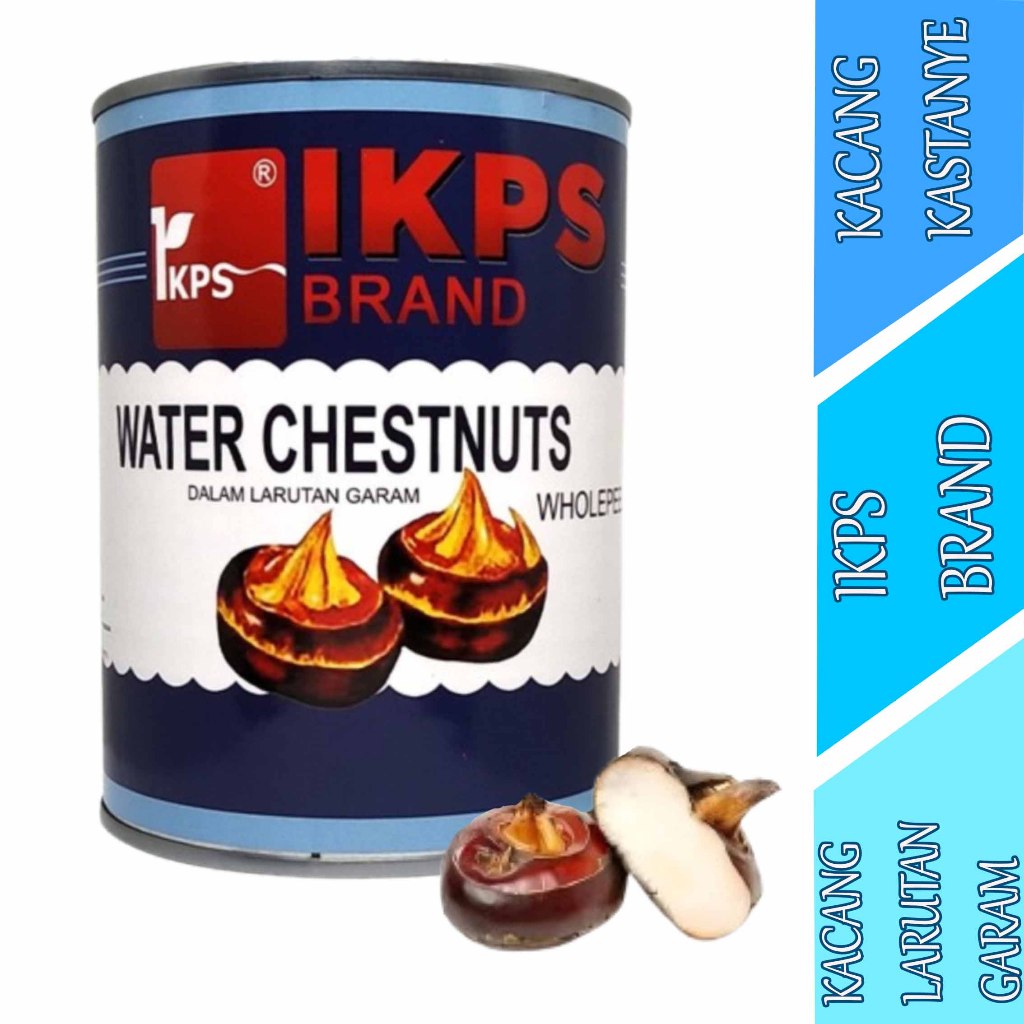 

Kacang Dalam Larutan Garam - IKPS Water Chestnuts - Kacang Kastanye - 567gr