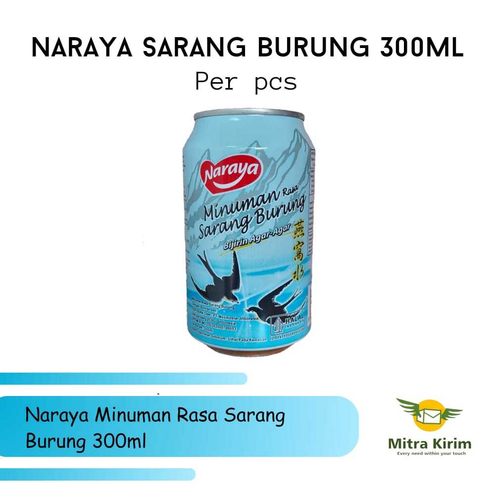 

Naraya Sarang Burung Minuman Agar-agar Kaleng 300ml