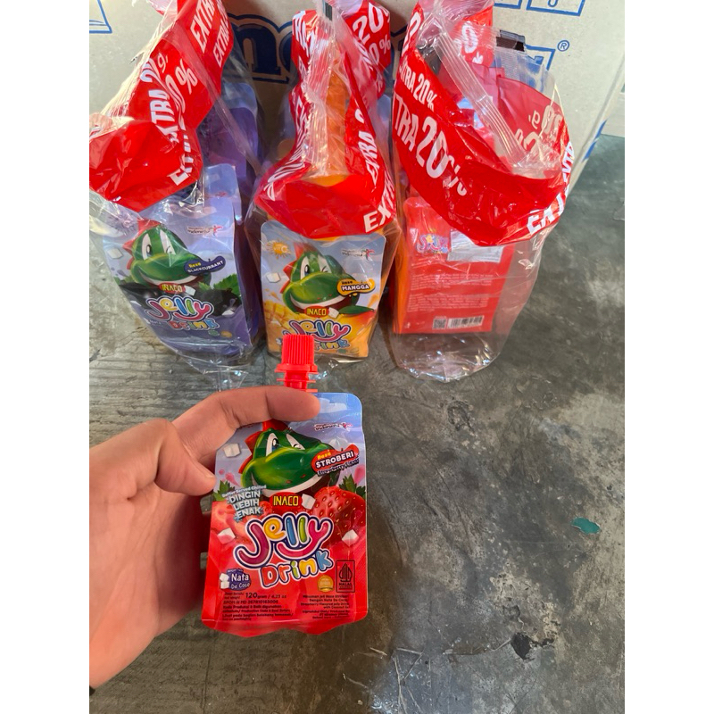 

Inaco Jelly Drink Nata De Coco 120ml x 5 Pcs