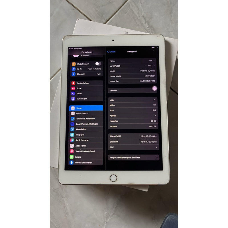 Ipad Pro 2016 32GB Wifi Only second