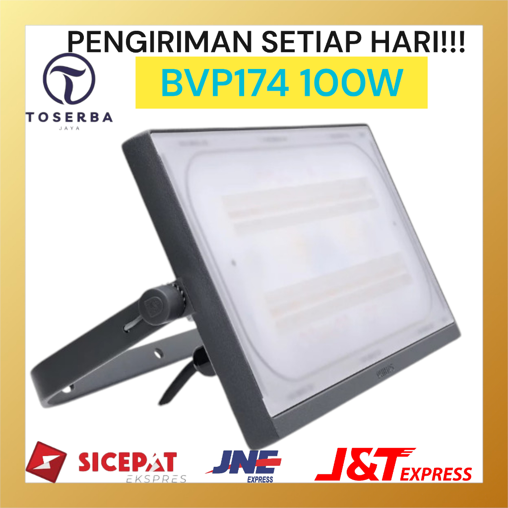 PHILIPS BVP174 100W LED - LAMPU SOROT PHILIPS BVP 174 100 WATT PUTIH