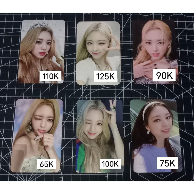 YUNA ITZY PHOTOCARD CHECKMATE withmuu tou soundwave ktown r1 r2 round 1 2 wm sw lucky draw ld member