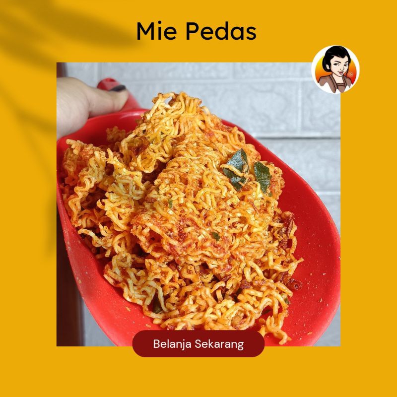 

MIE PEDAS/ CAMILAN MAK'E/ MIE KERING PEDAS DAUN JERUK/ CEMILAN PEDAS/ JAJANAN PEDAS/ SNACK KILOAN