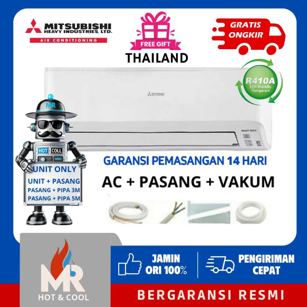 MITSUBISHI SRK05CR-S3 / SRK 05CR AC Split Standard 0.5PK Thailand