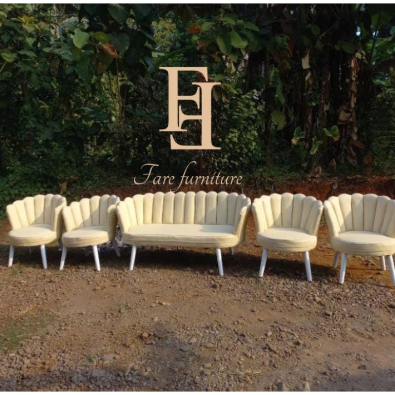 kursi kerang/kursi kerang pernikahan/kursi kerang pelaminan/kursi kerang wedding