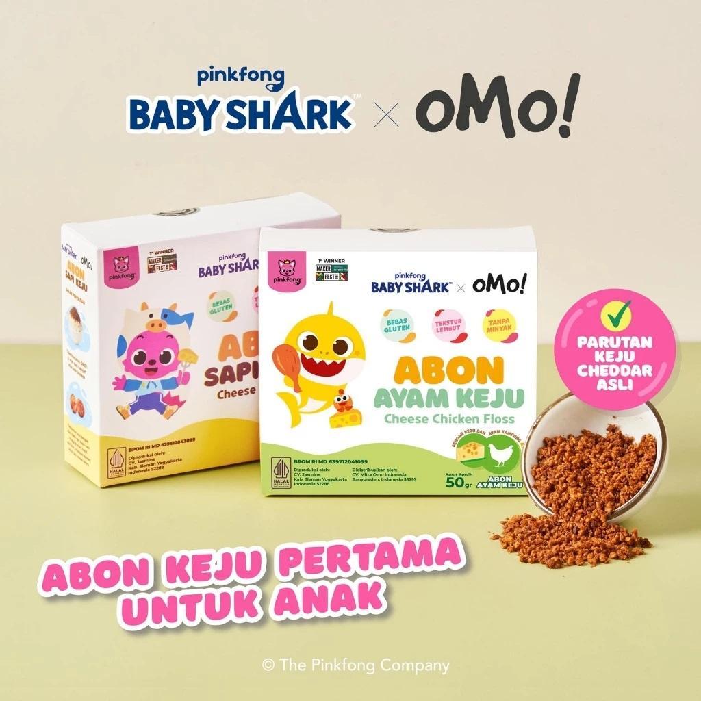 

Pinkfong Baby Shark X OMO! Abon Sapi Keju / Abon Ayam Keju