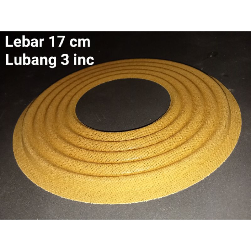 Damper speaker 15-18 Lubang 3 inc Lebar 17 cm