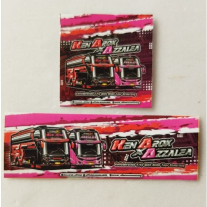 

Stiker paket azalea x ken arok 2 pcs anti air