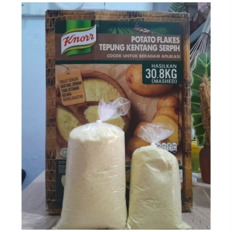 

Tepung Kentang Serpih Merek Knor Repack 250gr