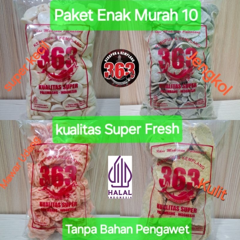 

Kerupuk Paket Enak Murah 10 Kemplang Kualitas Asli Ikan Super Fresh Enak Halal