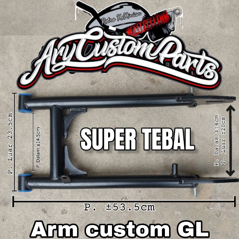 Arm custom tiger gl 100 gl pro gl max megapro