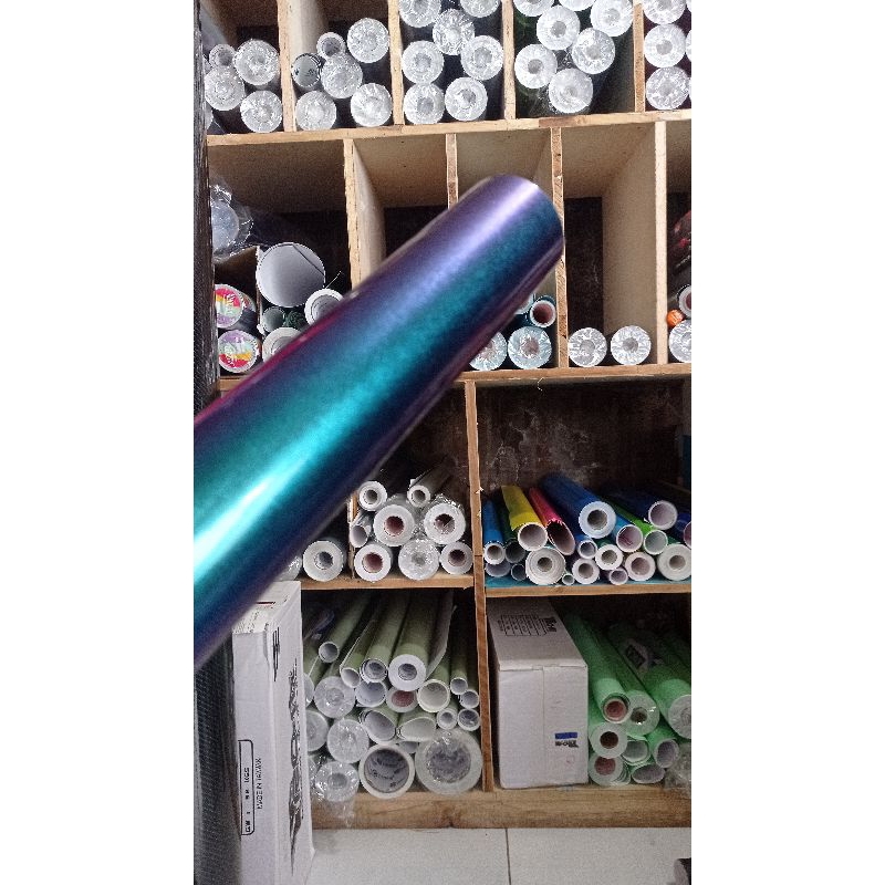 skotlet SCOTLITE motor bunglon chameleon biru