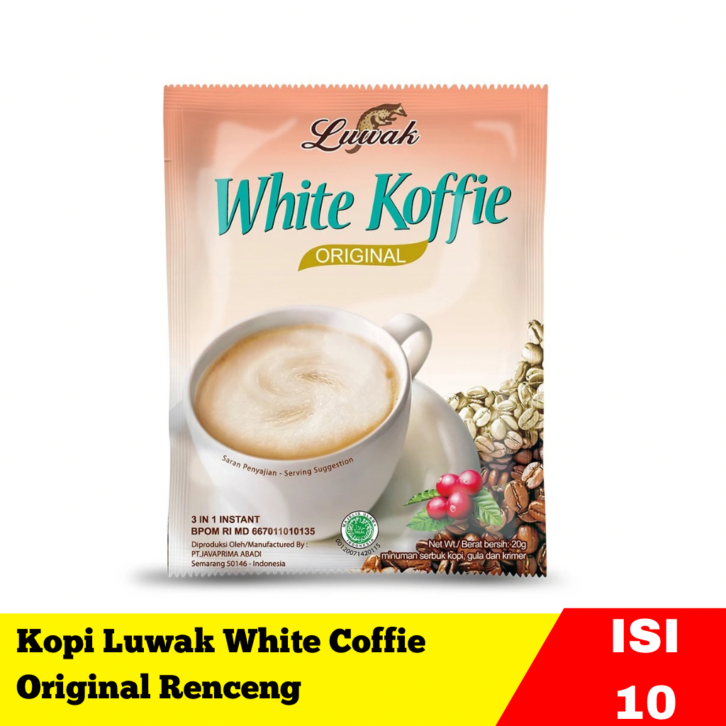 

Kopi Luwak White Koffie Original 10 Pcs