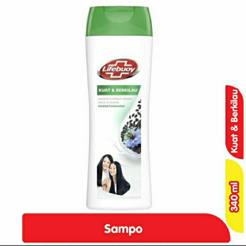 Lifebuoy Sampo Kuat & Berkilau Botol 340 ml