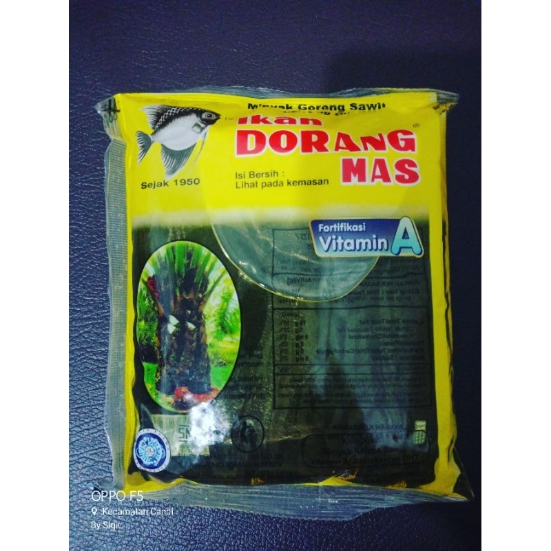 

Minyak Goreng Sawit Ikan Dorang Mas 450Ml