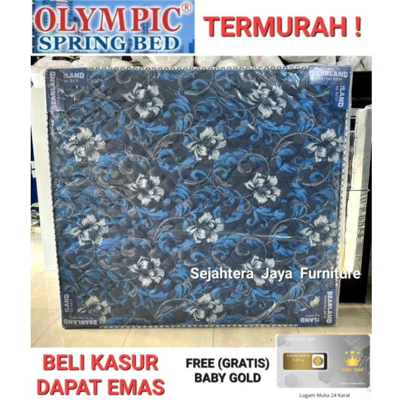 Springbed Olympic Bearland Asli 180x200cm + FREE MINI GOLD