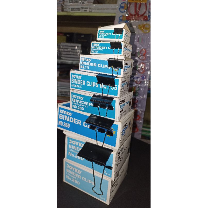 

Penjepit kertas Clip Kertas Joylo/kenko no 220 no240 no 260 no 200 no 55