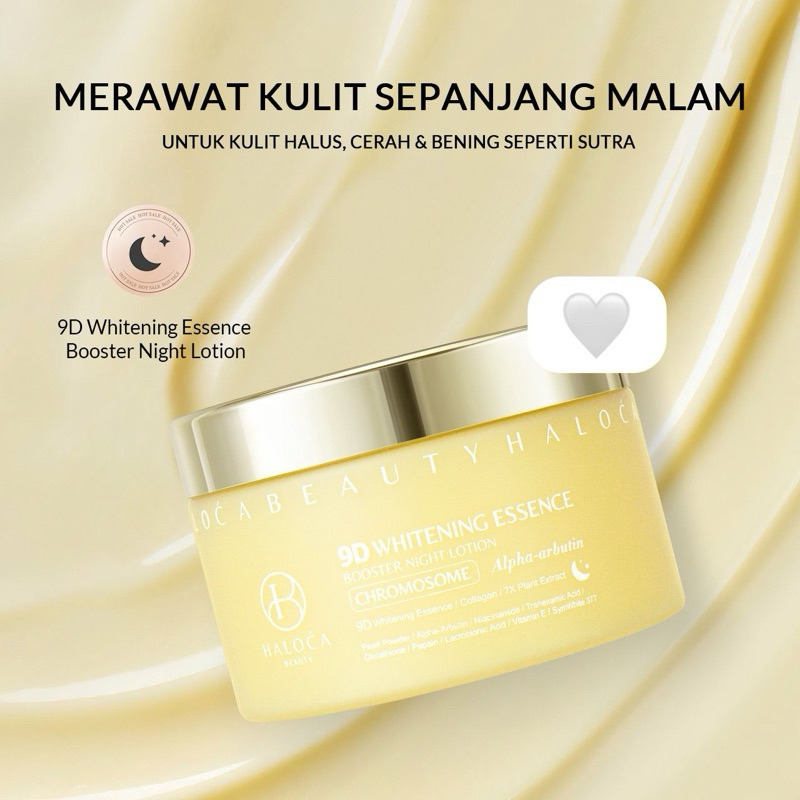 HALOCA BEAUTY SKINCARE 9D WHITENING ESSENCE BOOSTER NIGHT LOTION