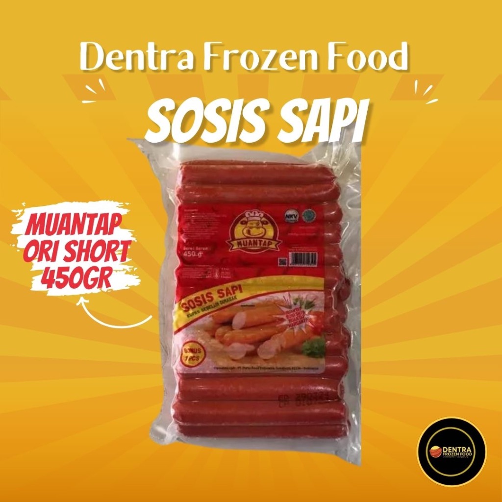 

MUANTAP SOSIS SAPI ORI SHORT 450GR