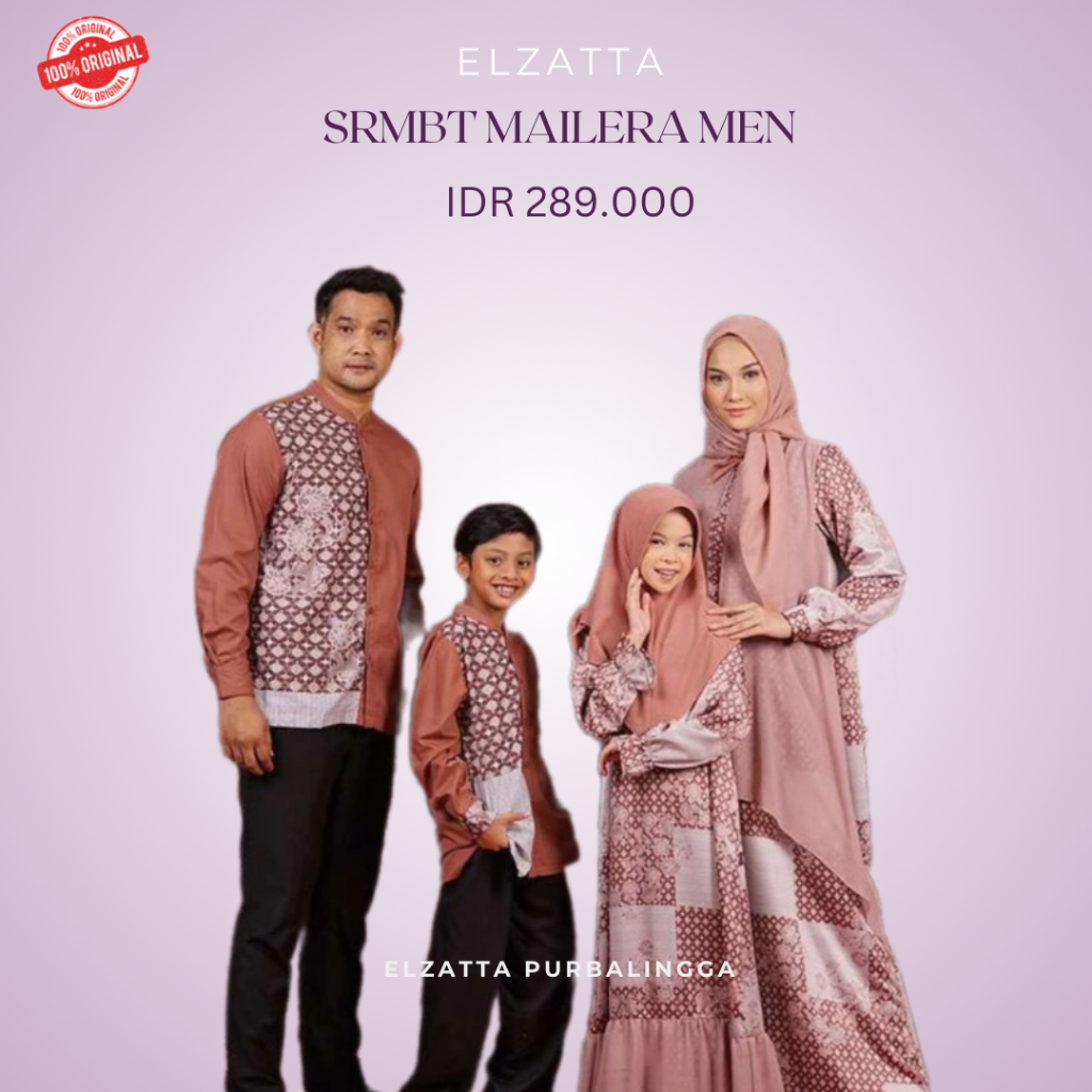 Elzatta Koko Lengan Panjang Koko Pria Dewasa Sarimbit Mailera Men Koko Pria Lengan Panjang Elzatta