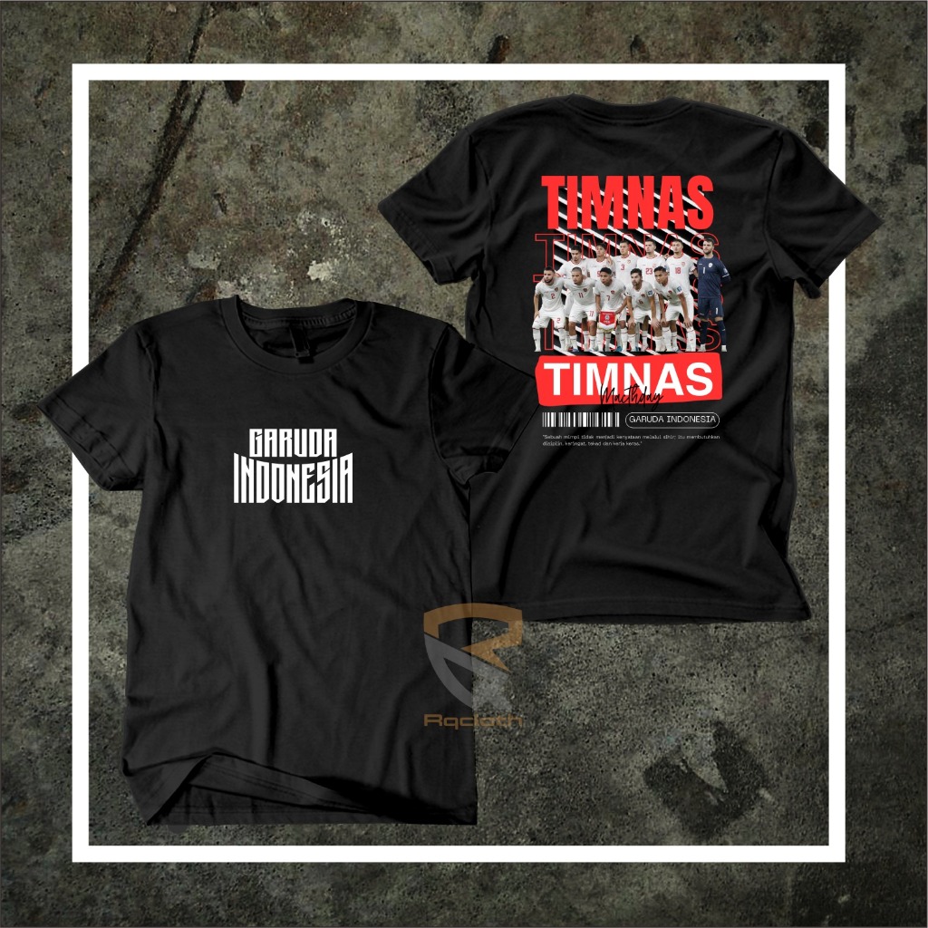 Kaos Timnas Indonesia 2024 / Kaos Timnas Indonesia / Unisex