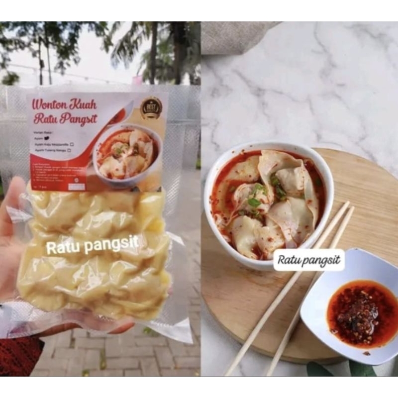 

RATU PANGSIT KUAH FROZEN + BUMBU CHILI OIL