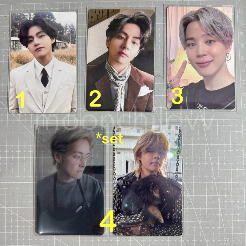 BTS Official Photocard Veautiful Photobook Taehyung V Layover Weverse POB Jimin MOTS ONE Bluray BR