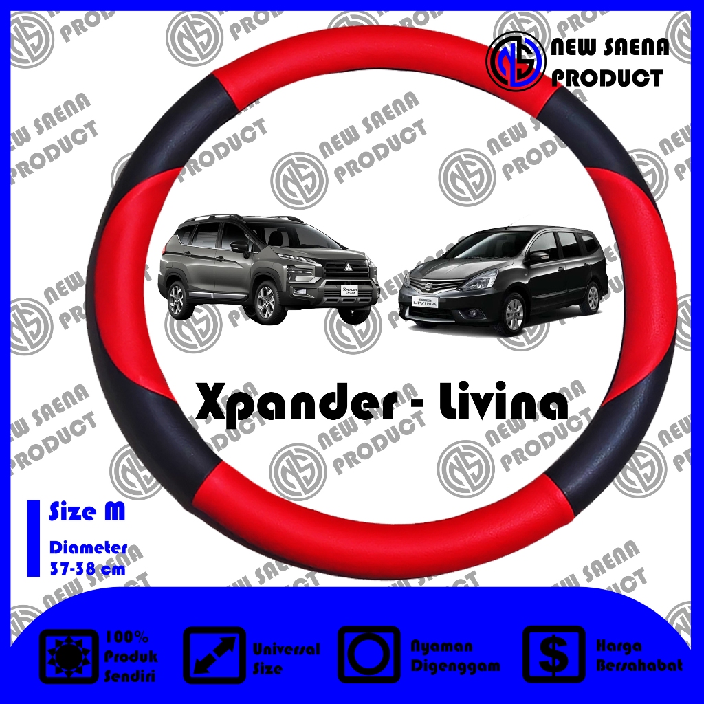 Sarung Stir Mobil Xpander Livina, Cover Stir Xpander Livina, Size M