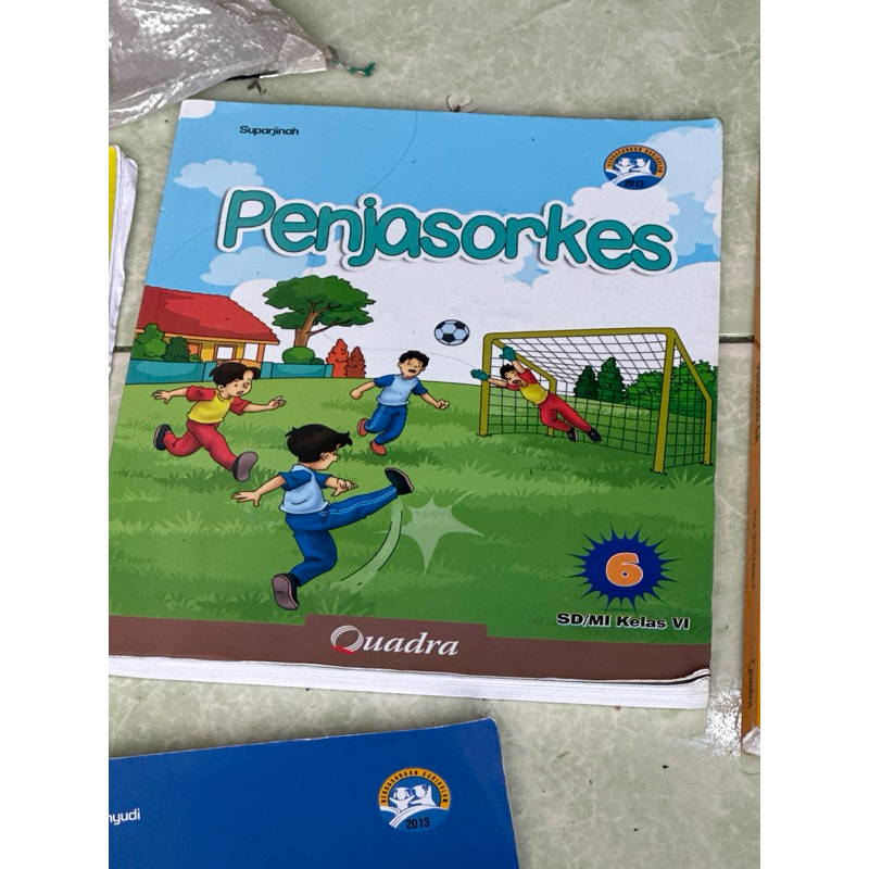 buku pjok penjasorkes kelas 6 quadra