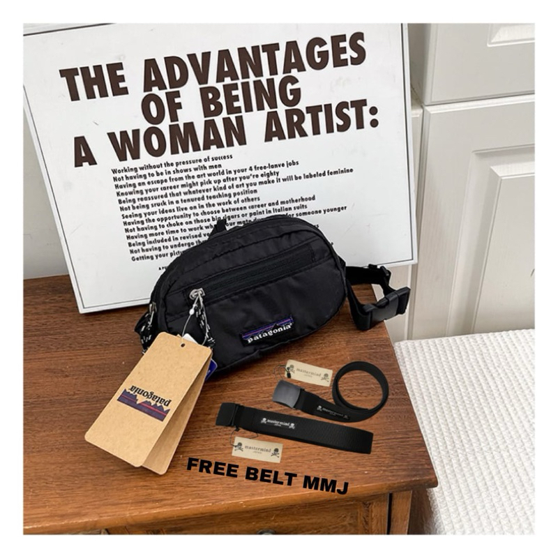 Gratis Belt Mastermind Waist Bag Tas Pinggang Pria dan Wanita Patagonia Mini Hip Pack Full Tag (02)