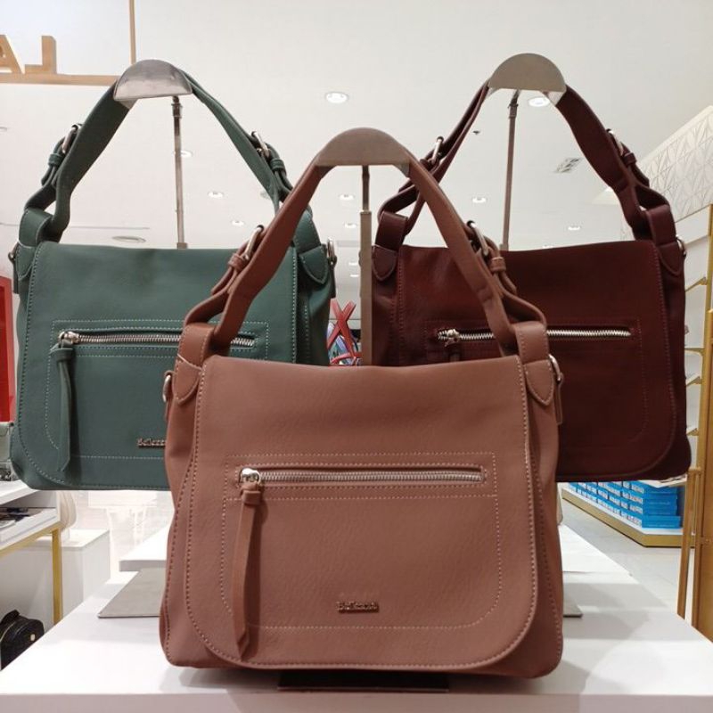 Bellezza Ms221a Original Store Tas Wanita Jinjing Shoulder Selempang Bag Fashion Jalan Kerja