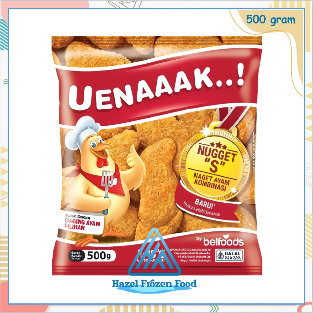 

Belfoods Uenaaak Nugget 500 g Frozen Food Karawang