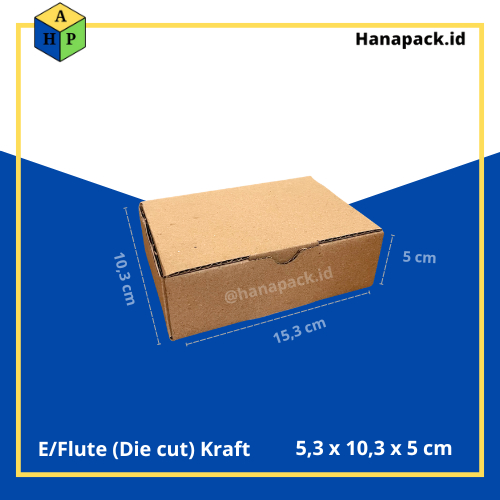 

Box Karton Polos / Packaging Custom Box 15,3 x 10,3 x 5 cm
